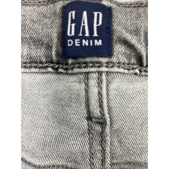 GAP 1969 Jeans Womens Size 12 Faded Black‎ Denim True Skinny Stretch - Picture 3 of 16